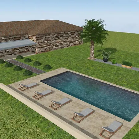 Entre Pierre Et Vigne - Charming Former Winery With Hot Tub & Swimming Pool
